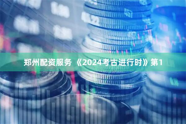 郑州配资服务 《2024考古进行时》第1